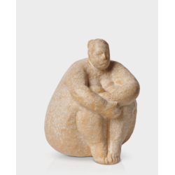 Statuette femme assise