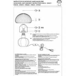 LAMPE MADELEINE ROSE